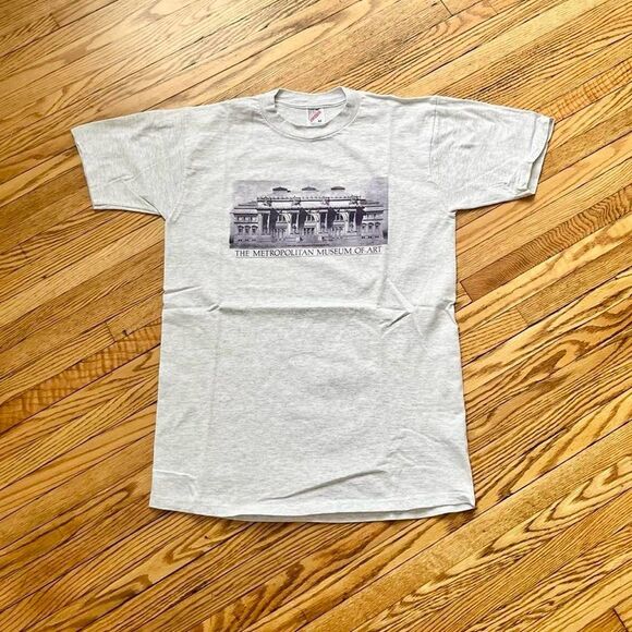 Rare Deadstock Vintage The Met Metropolitan Museum of Art Cotton Shirt Medium - Picture 6 of 6